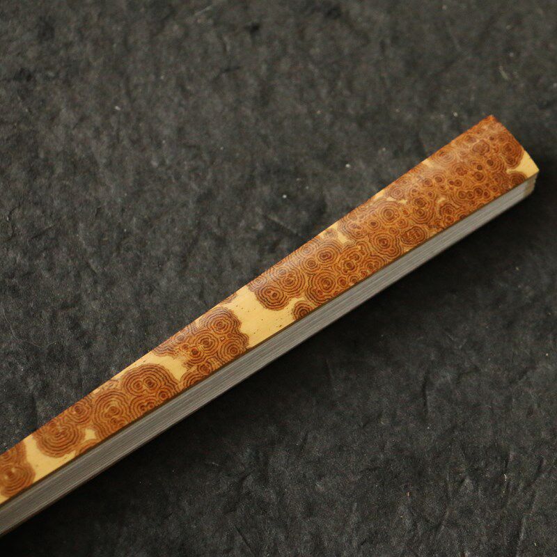 一物一拍云南湘妃竹老料纯手工精工制作乌木小骨翻轮琴方折扇竹