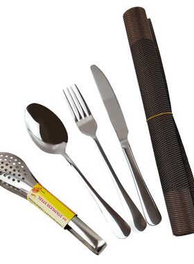 切牛排刀叉两件套西餐餐具套装家用2件吃牛排的专用刀叉商用西歺