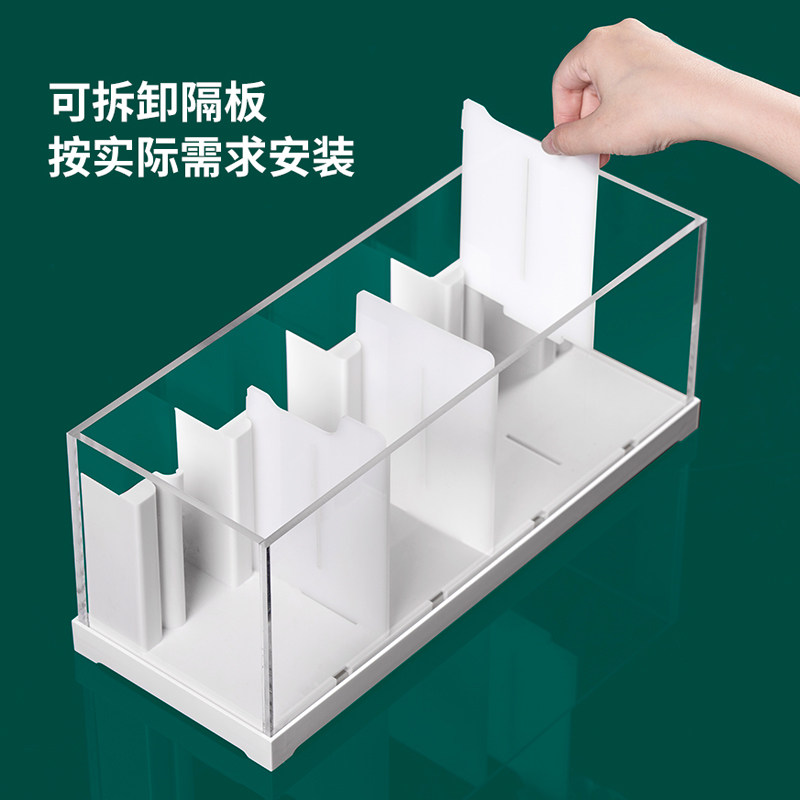 创意斗鱼缸亚克力造景生态桌面灯隔离板过滤免换水加热鱼专用排缸