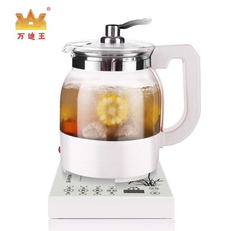 万迪王全玻璃内胆养生壶电煮茶器壶智能煎药壶大容量电水壶燕窝壶