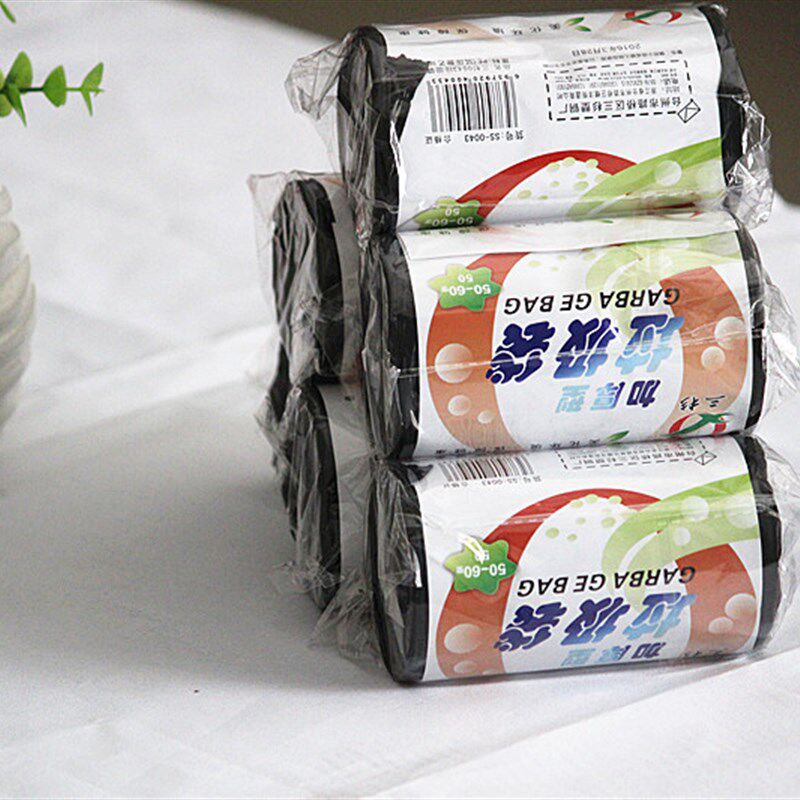 加厚型三杉点断式大号垃圾袋方便袋黑色加大环保型袋50*60满包邮