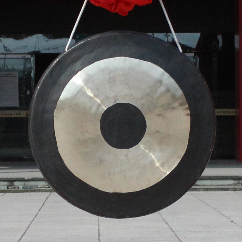 铜锣纯铜锣架锣鼓乐器开道锣开业庆典40cm50厘米60CM80公分配架子
