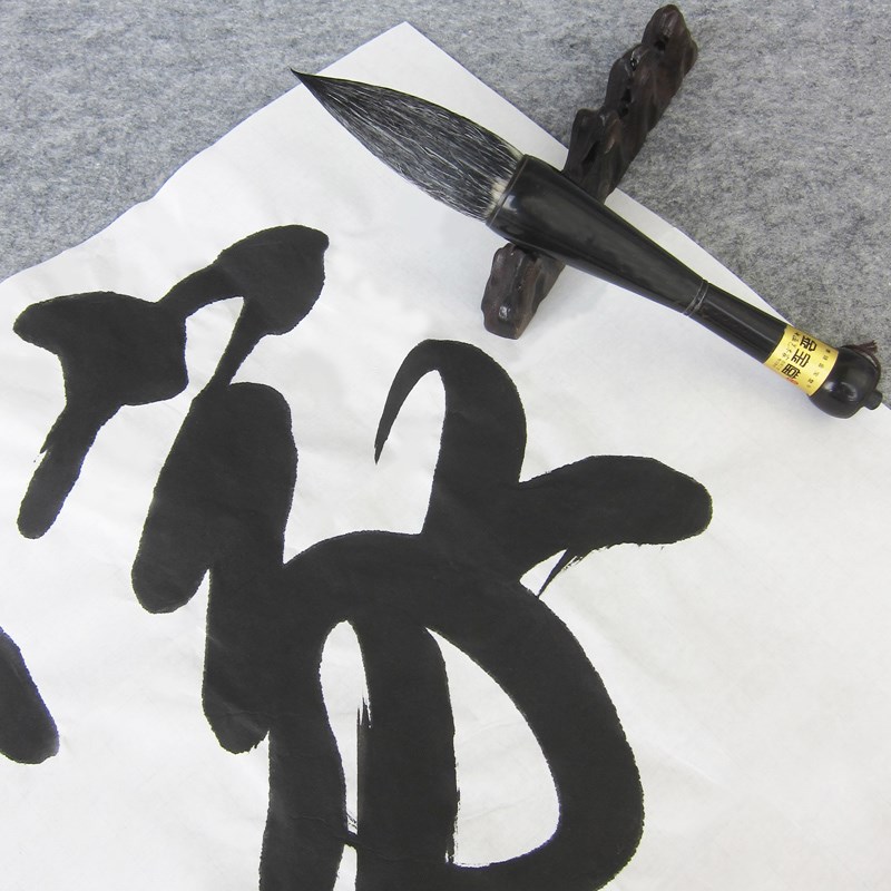 善琏金宝堂大毛笔大号湖笔兼毫抓笔羊毫长锋大字书法国画大提斗笔