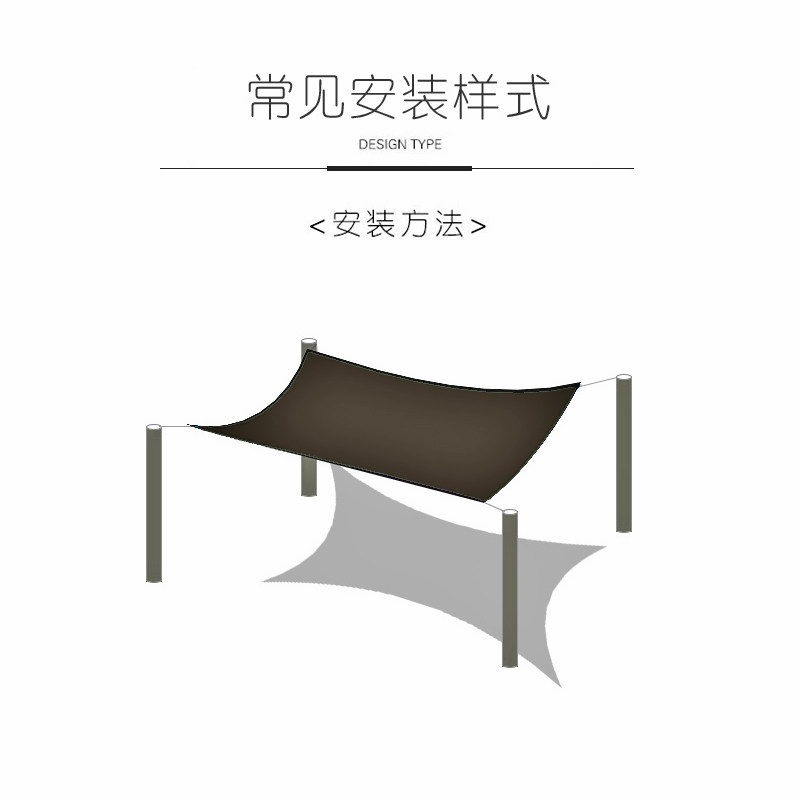遮阳网防晒网网纱布遮阴隔热网黑色加厚加密庭院大棚厂房楼顶户外