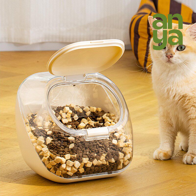 安雅猫粮储存桶狗粮密封罐宠物零食用品收纳防潮干燥保鲜盒子