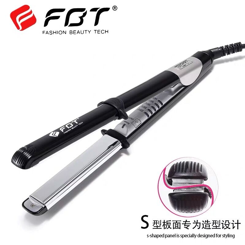 FBT直发器卷直两用内扣浏海专业造型夹板卷发棒化妆师理髲店专用