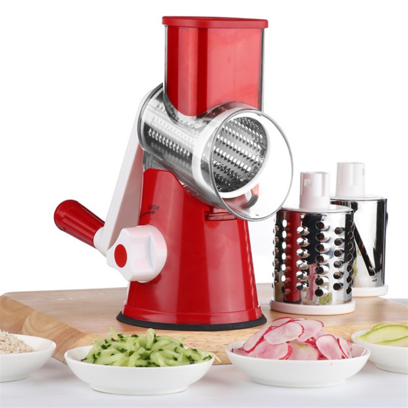手摇切菜器切片器多功能滚筒切菜碎菜器厨房切丝器小工具切菜神器