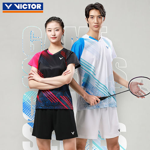 Victor胜利正品短袖T恤羽毛球服