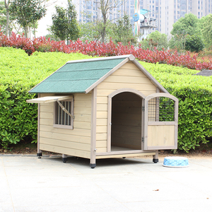 户外房子型防雨避暑木质狗别墅大中小型犬实木狗窝狗笼四季犬舍