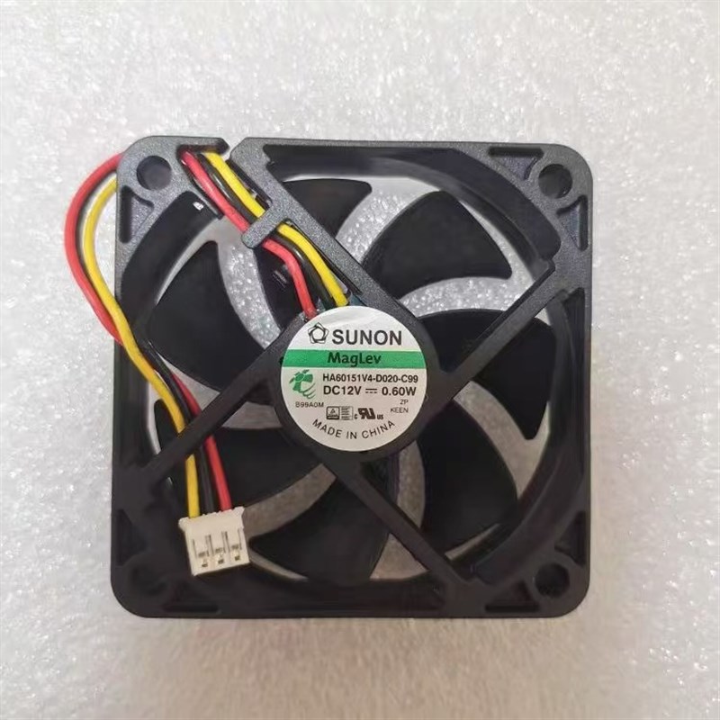 SUNON 建准 HA60151V4-D020-C99 DC12V 0.60W 6CM 静音散热风扇