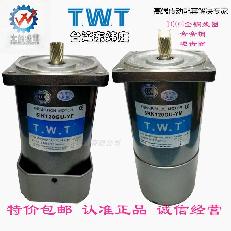 进口台湾东炜庭马达5IK 5RK60 90 120 150GU-YF YM 三相TWT电机