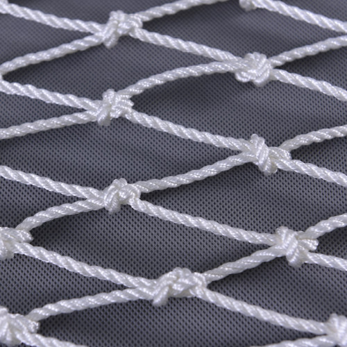 安全网建筑工地施工平网坠落防护兜网国标阻燃外架挑网白色尼龙网