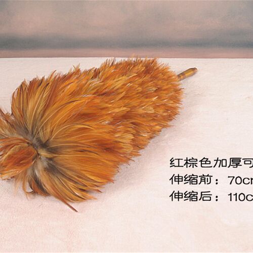 真鸡毛掸子除尘扫灰家用车用可伸缩扫天花板静电除尘掸清洁不掉毛