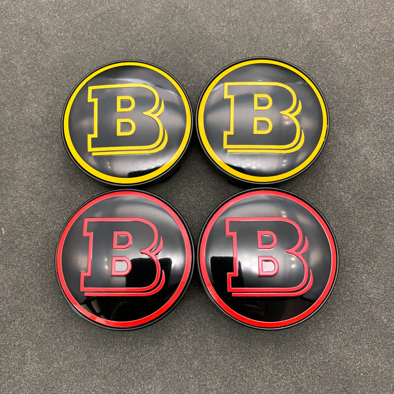 适用于巴博斯改装轮毂盖59MM60MM62MM65MM68MMB标轮胎中心个性盖