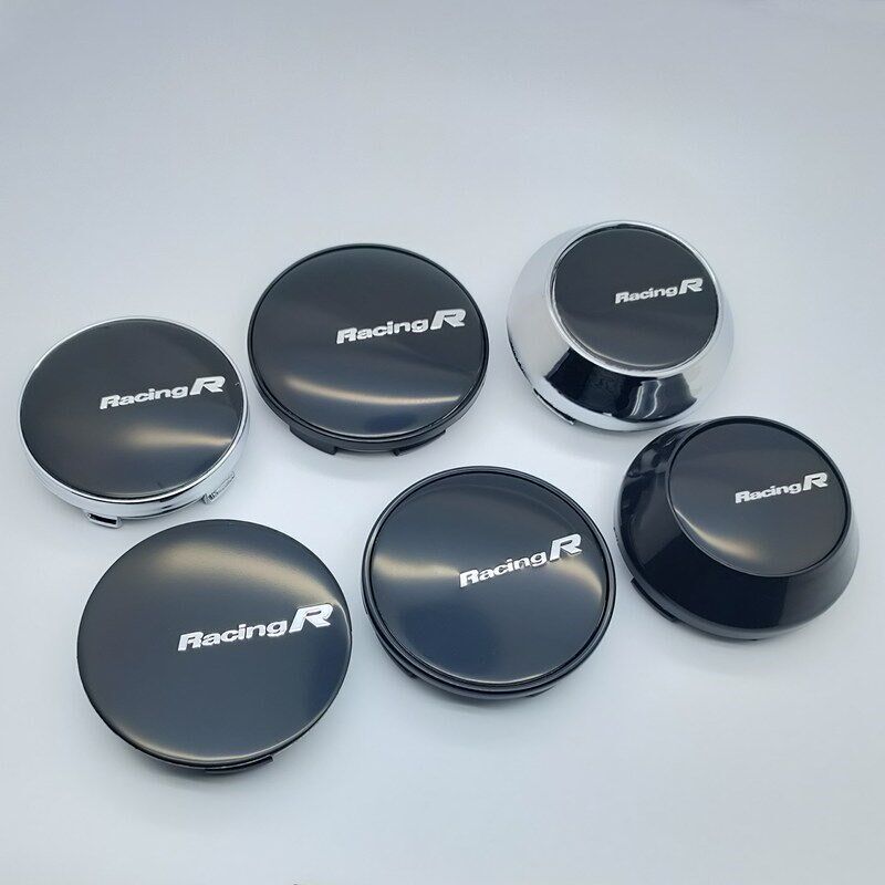 适用于改装轮毂中心盖轮胎轮圈轮盖RacingR轮毂盖60MM65MM68MM69