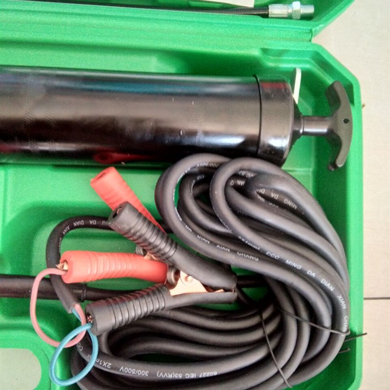 韩拓电动黄油枪12V24V拉链透明高压重型挖机注油器毛毛虫2018新款
