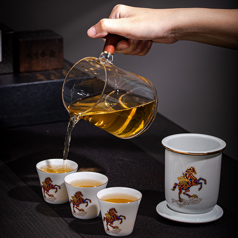 便携式旅行茶具套装简易功夫泡茶壶茶杯户外包旅游马上有钱快客杯