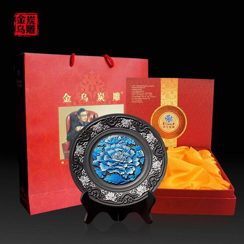 金乌炭雕客厅装饰品摆件创意家居饰品摆设活性炭雕工艺品酒柜摆饰