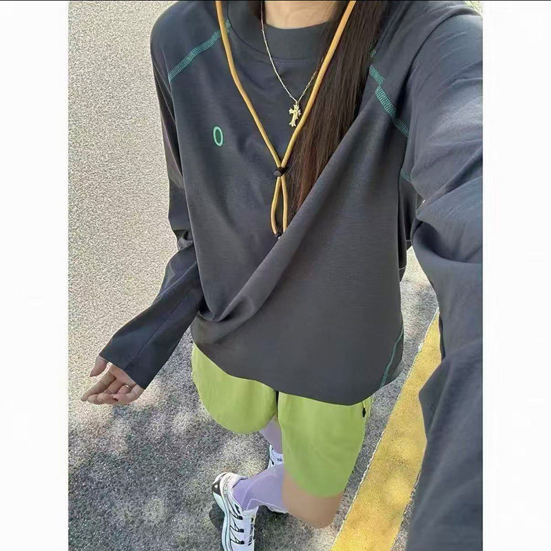 户外漂流运动速干衣男女夏季健身长袖t恤户外羽毛网球骑行服
