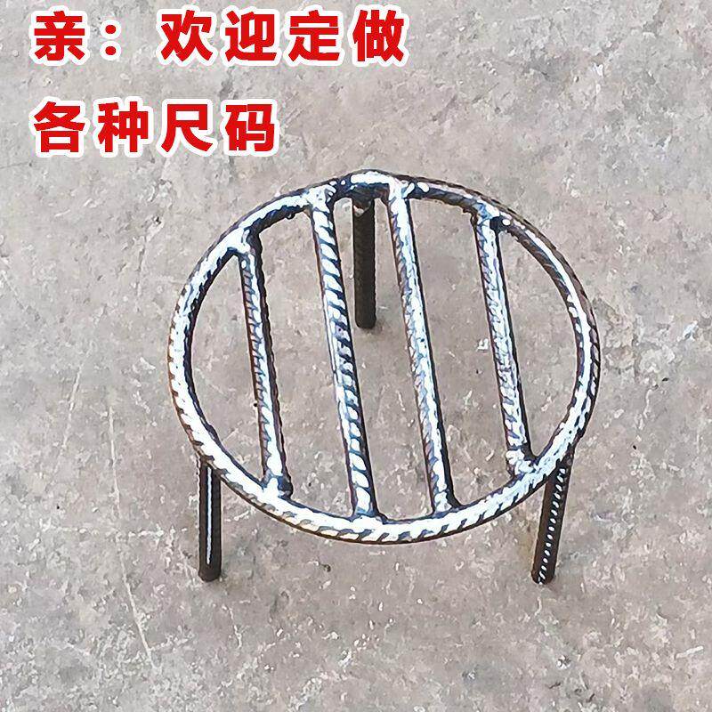铸铁圆形炉桥耐高温炉箅子炉底炉条炉排家用烧烤架烤物架锅架不烂
