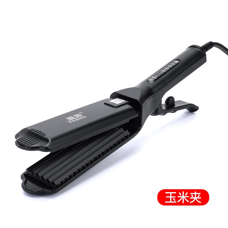 110V通用电压电夹板四档温控直板夹玉米须夹烫头发神器垫发根蓬松
