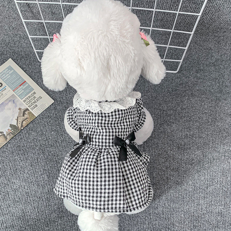 狗狗夏季衣服比熊宠物猫咪夏天薄款凉凉衣小狗公主裙夏季透气裙子图片