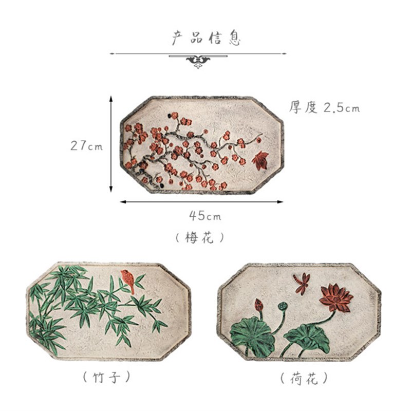 庭院花园汀步石踏脚石防滑户外垫脚石创意草坪室外踏步石中式摆件
