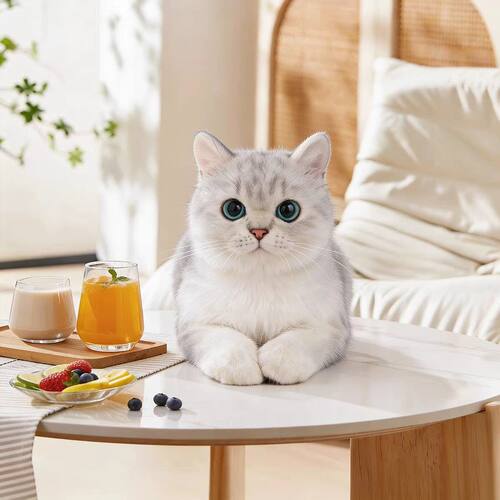 正品仿真猫咪公仔毛绒玩具礼物