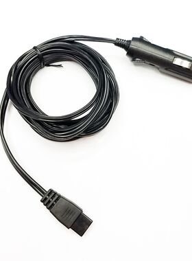 车载半导体迷你冰箱电源线延长线转换插头12V汽车点烟器连接线2米