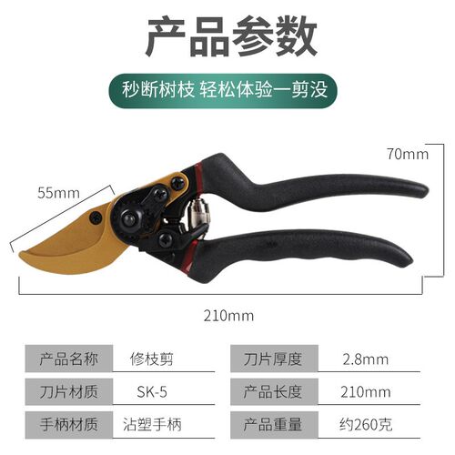 修枝剪园艺剪刀剪树枝剪刀园林修剪果树修枝花艺修花剪