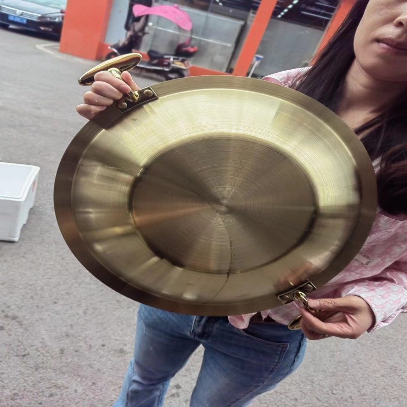 美蛙鱼头锅网红商用火锅盆订制异型创意半圆钝角鸳鸯三分之一锅