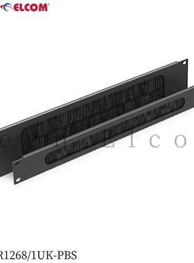 P线nn Elcom1U2U配线槽主线机柜机箱毛刷面板配e卡槽理机架R1268