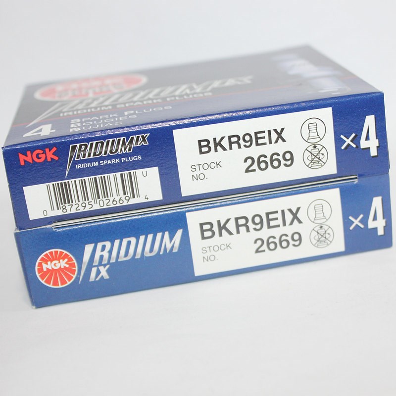 9度铱金火花塞BKR9EIX 2669适用SQ5途锐途昂卡宴3.0T高6GTI