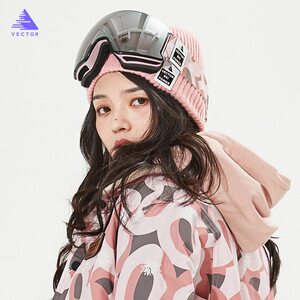 甄选VECTOR滑雪眼镜近视防雾双层女户外滑雪装备双板滑雪镜护目镜