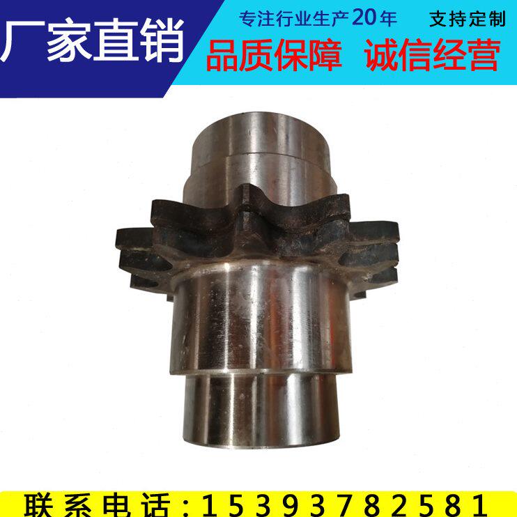 甄选厂家直供 链轮 皮带机用12齿链轮 低速轴器 主滚筒传动齿轮