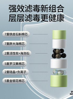 甄选诤友2902M新款29重摩登过滤烟嘴粗细两用密度纤维棉抽吸更顺