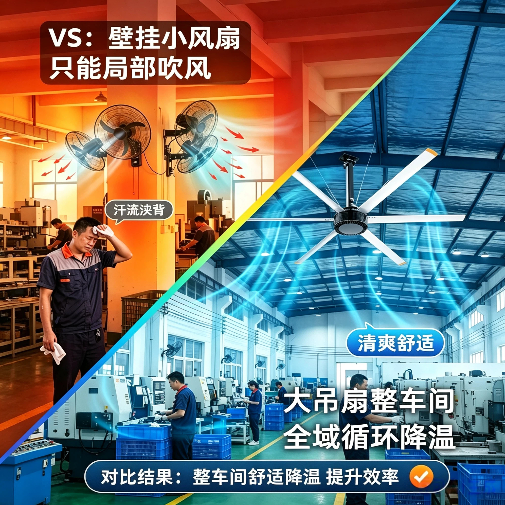 畅工永磁工业大风扇通风降温
