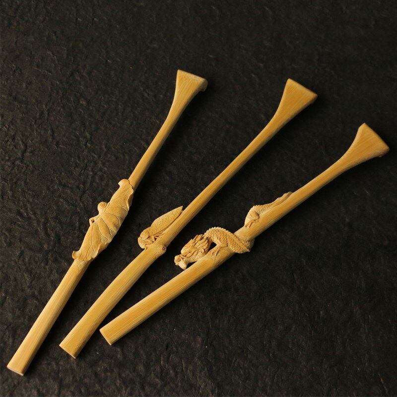 一体雕刻工选老玉雕纯手工精工雕刻痒痒挠抓背竹竹精艺品把件把玩
