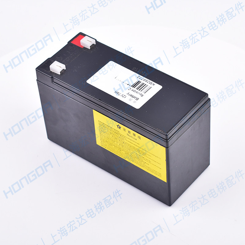 通力源梯配件 理轿士顶应急电电蓄电池/DJW12-7.0/(12V7.0ah)原装