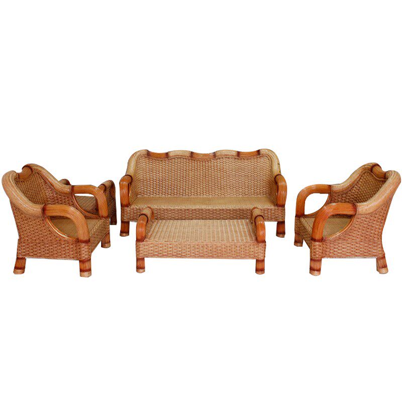卧室客厅沙发套装藤椅茶几组合家具藤编腾椅酒店大厅滕椅户外休闲