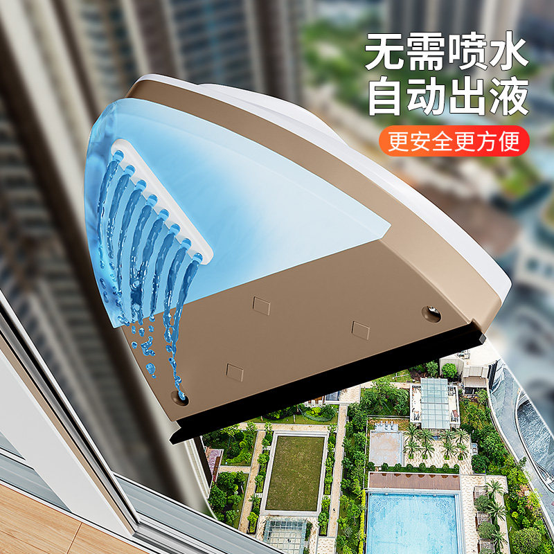 擦玻璃神器家用高楼双面擦三层抹窗户外家政保洁专用刮洗清洁工具