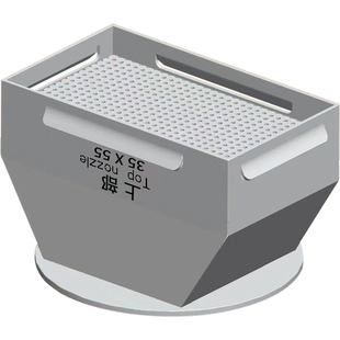 BGA返修台风嘴35mm*55mm长方形CPU拆焊喷嘴适用卓茂宏腾热风枪咀