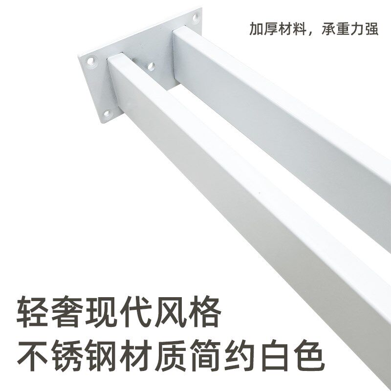 不锈钢白色台脚台架支撑腿家具支架脚岛台腿办公桌腿玄关柜台脚架图片