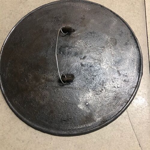 正宗造式生铁锅盖模饼铸铁锻老无涂层特厚款锅盖烙具鼎锅炒锅通用