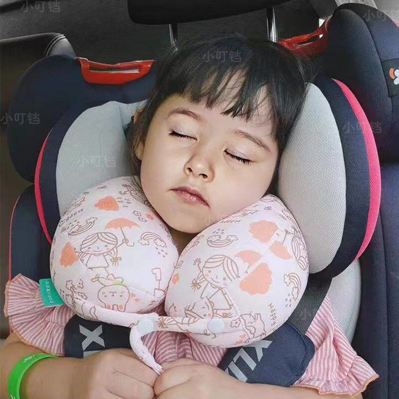 韩国卡通枕车车枕儿童护头枕颈载安全座椅汽头宝宝推车睡觉防勒枕