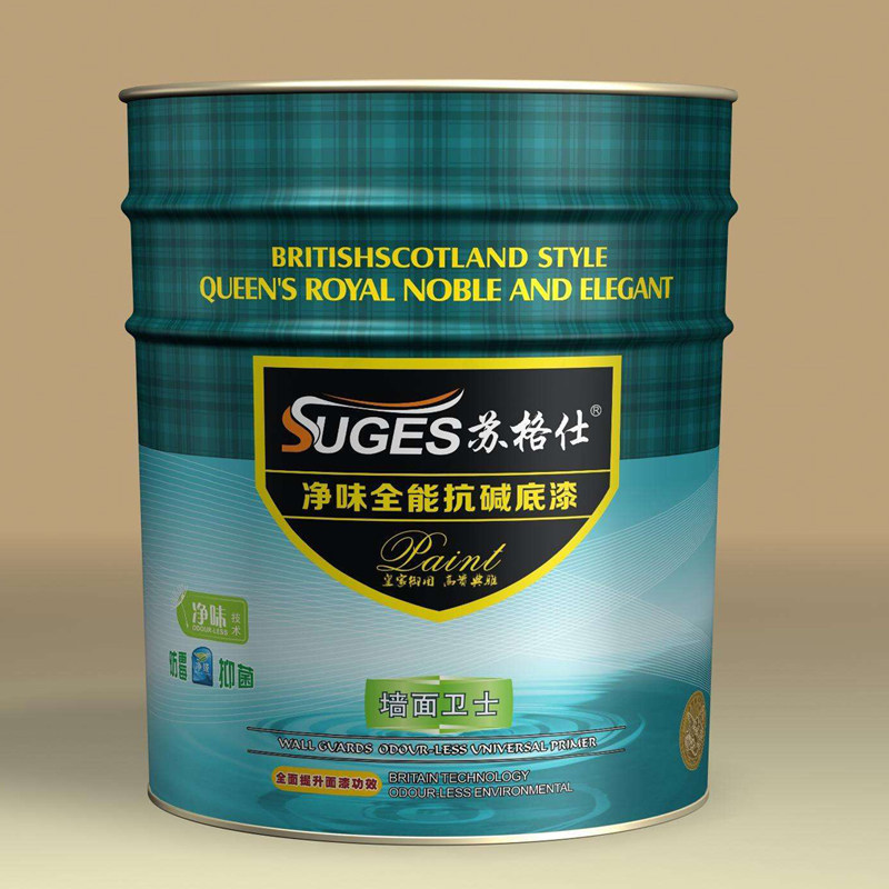 苏格仕漆性净味内墙漆封闭抗色乳胶底漆白碱打底水乳胶漆墙面漆20