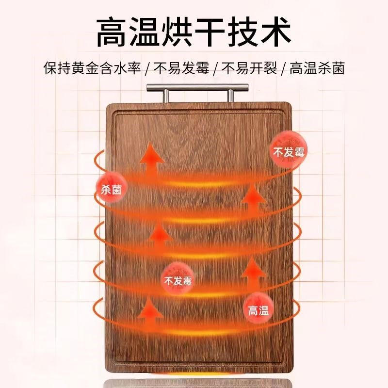 中式高档整木鸡翅木家用厨房大号剁切菜砧板实木加厚防滑整板菜板