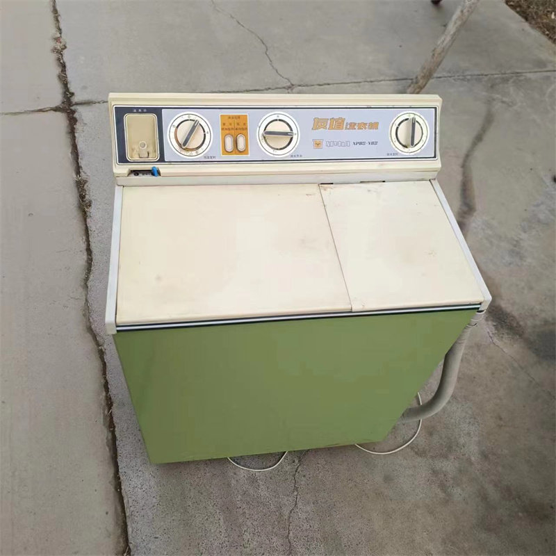 怀旧老物件老式洗衣机7080年代单双桶洗衣机复古落地摆件收藏道具