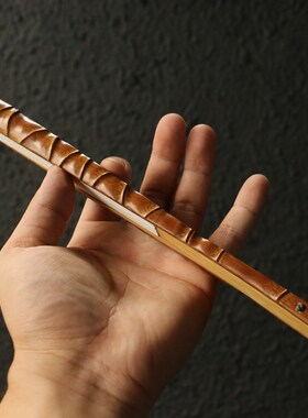 【十三太保】精选百年罗把竹老料13竹节纯手工精作制工折扇汉件