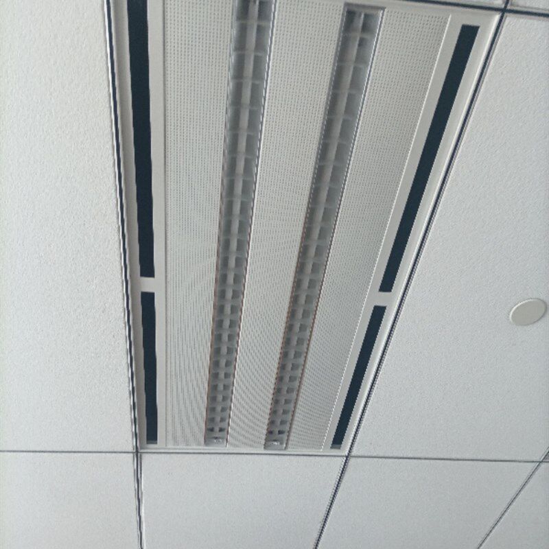 中央嵌调灯盘空1出风口孔灯日光灯t5led长条灯入200600反光天花灯